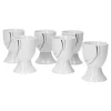 Null 6er Set Eierbecher 4,8cm Silver Night 2