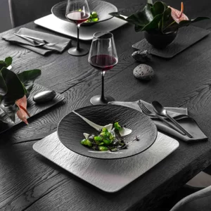 Villeroy & Boch 2er Set Servierplatten Manufacture Rock In Weiß 14