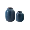 Villeroy & Boch 2er Set Vasen Lave Home Shoulder Bleu Uni 15,5 Cm + 22 Cm In Blau 13