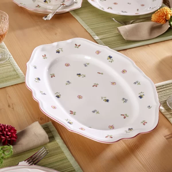 Villeroy & Boch Platte Oval Petite Fleur In Weiß 4